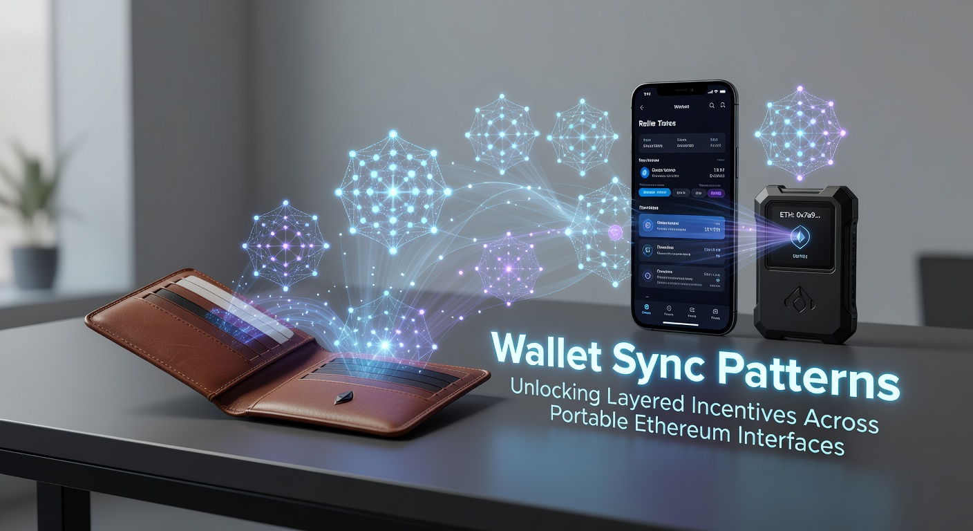 Darstellung von Wallet-Synchronisationsmustern auf portablen Ethereum-Geräten mit gestaffelten Belohnungsebenen