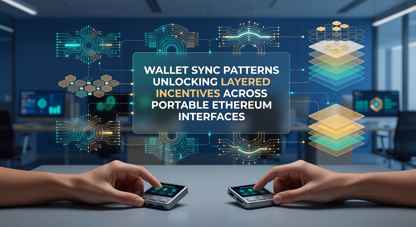 Illustration von gestaffelten Anreizen durch synchronisierte Ethereum-Wallets in mobilen Umgebungen